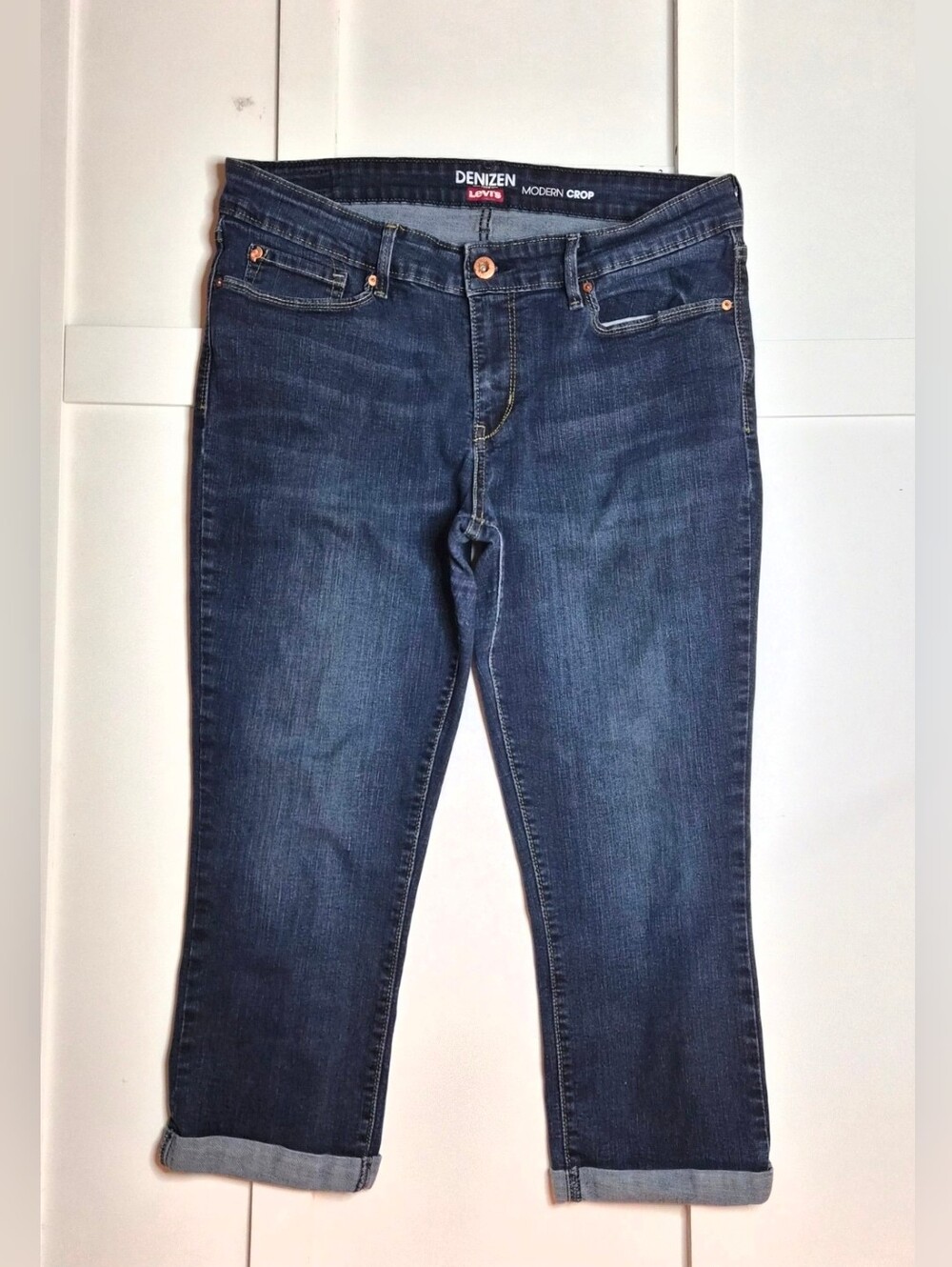 Denizen by Levi’s Modern Crop Capri Jeans—Cuffed & Ready to Slay XL/1X #0021